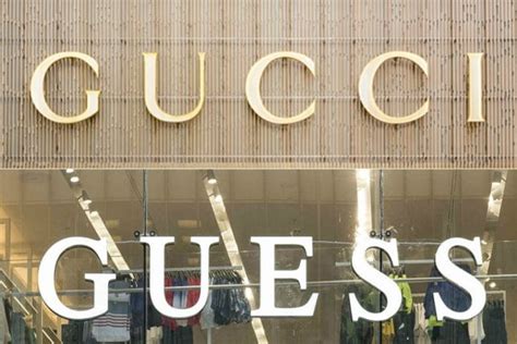 is guess better than gucci|guess and Gucci trademark battle.